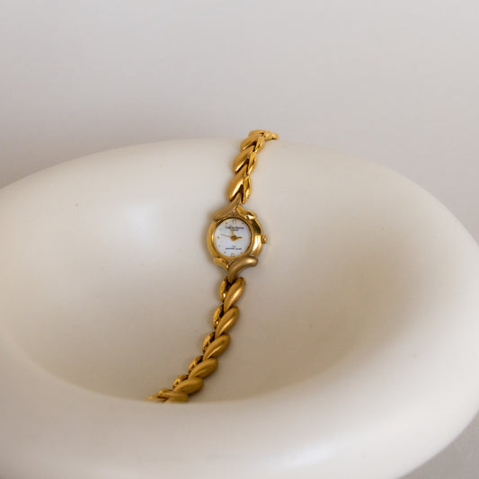 Vintage Coluso Derne Round Gold Watch