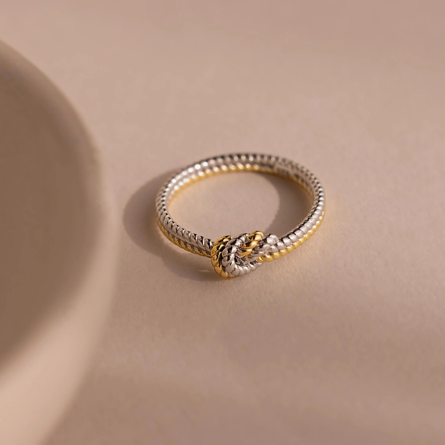Mixed Metal Knot Ring