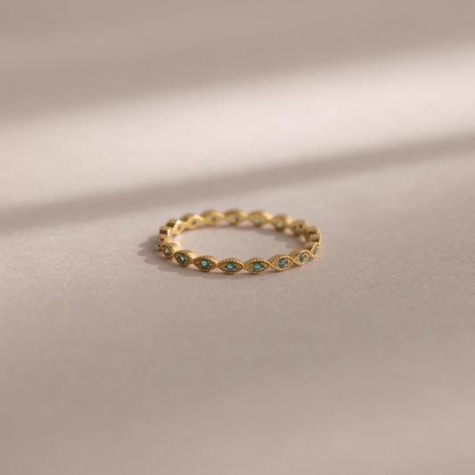 Dainty Marquise Birthstone Ring