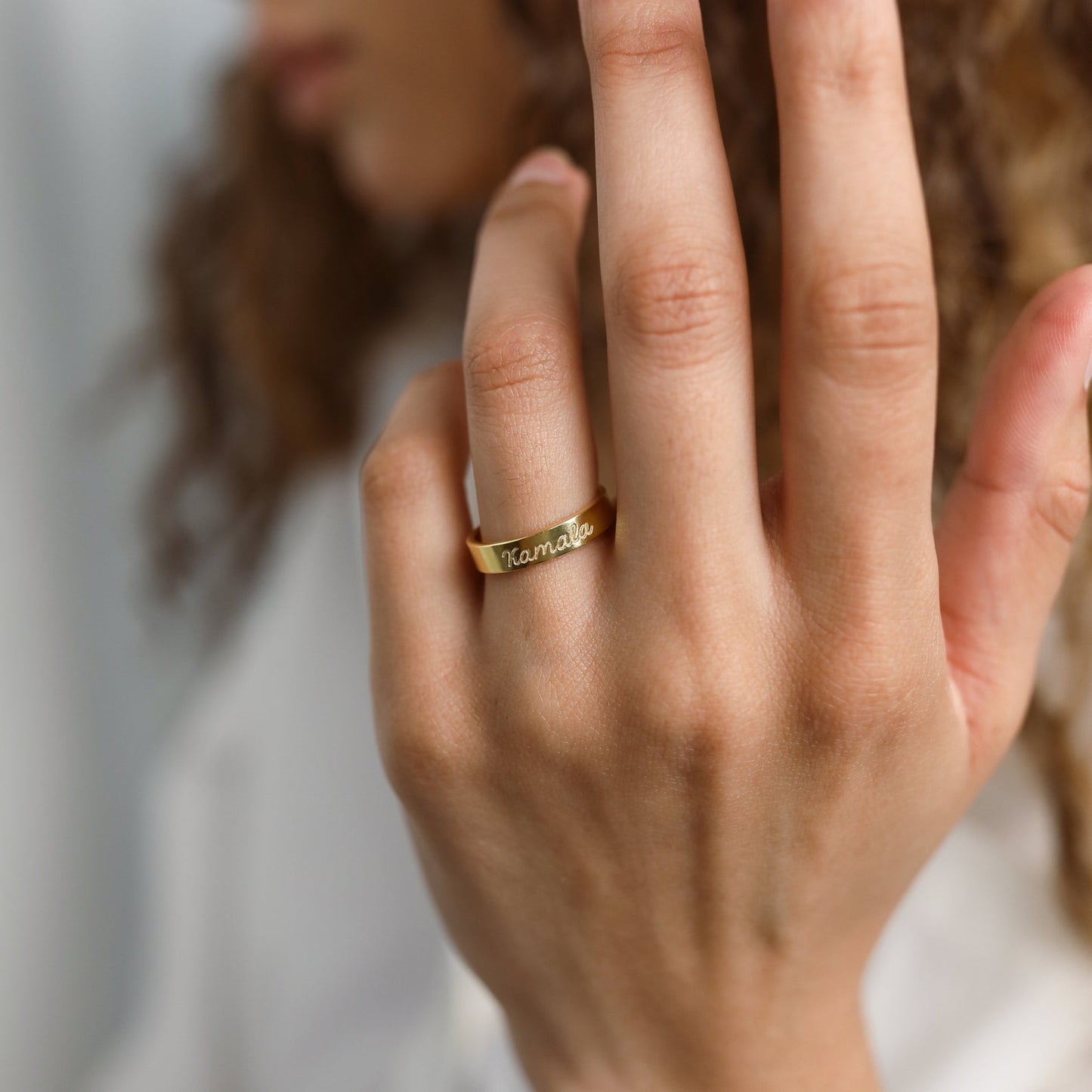 Bague Prénom Gravé Ann
