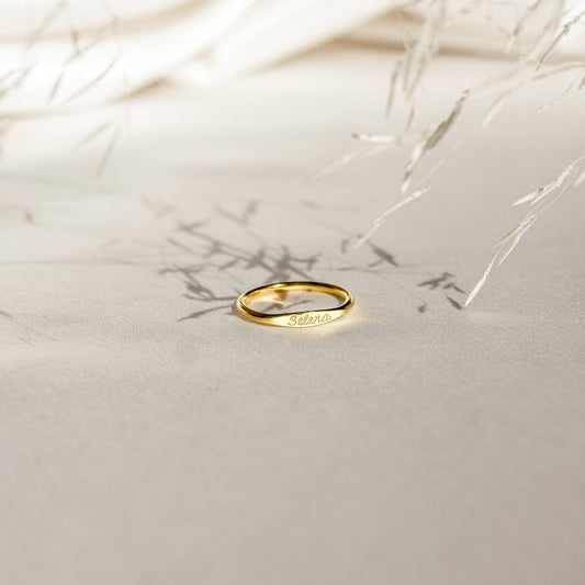 Bague Prénom Ann Skinny
