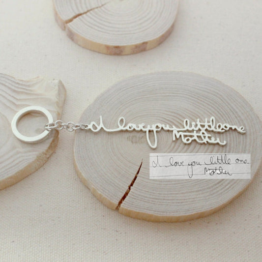 Llavero de escritura personalizado