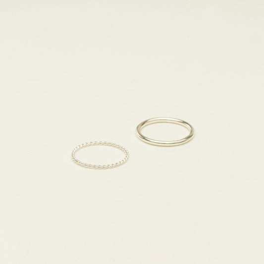 Ensemble d’anneaux empilables minimalistes